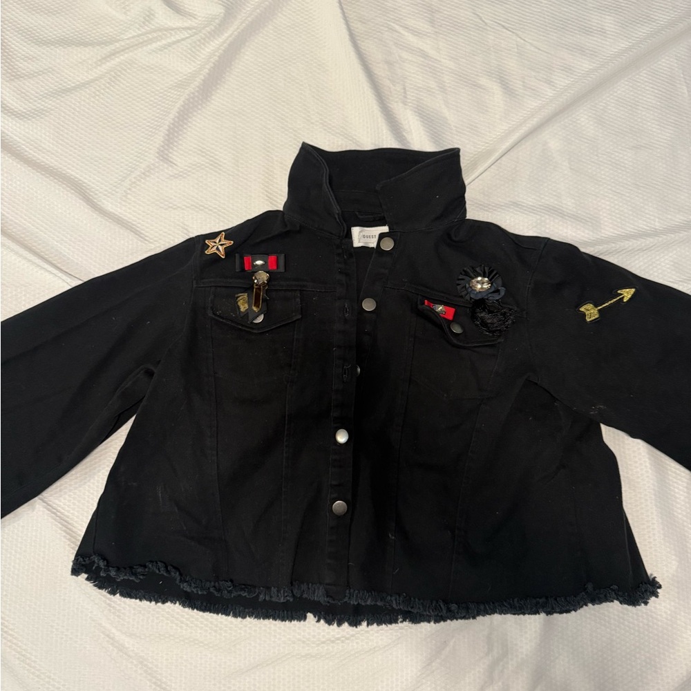 Guess Black Embellished Jacket